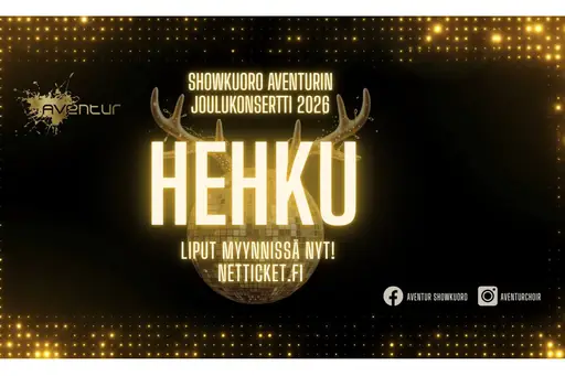 Showkuoro Aventurin joulukonsertti 2026: HEHKU – Vantaan Pyhän Laurin kirkko, Vantaa