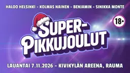 Superpikkujoulut 2026 – Kivikylän Areena, Rauma