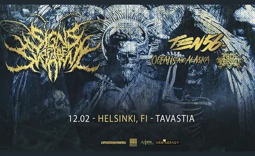 Signs of the Swarm (USA), Ten56 (Fra), Oceans Ate Alaska (UK) & Face Yourself (Fra-USA) – Tavastia, Helsinki