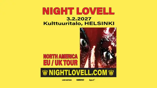 Night Lovell – Kulttuuritalo, Helsinki
