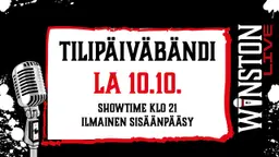 Tilipäiväbändi || Winston Live, Pori – Winston, Pori