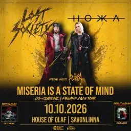 Lost Society & HOKKA / support St. Aurora – House of Olaf, Savonlinna
