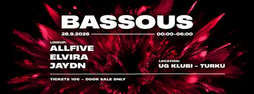 Bassous /Ug – Fuusio Turku, Nirvana / Livesali, Turku