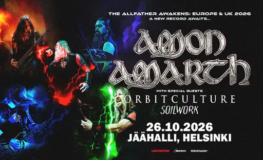 Amon Amarth, Orbit Culture, Soilwork – Helsingin jäähalli, Helsinki