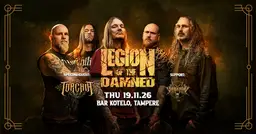 Legion Of The Damned / Torchia/ Vitriolic – Bar Kotelo, Tampere