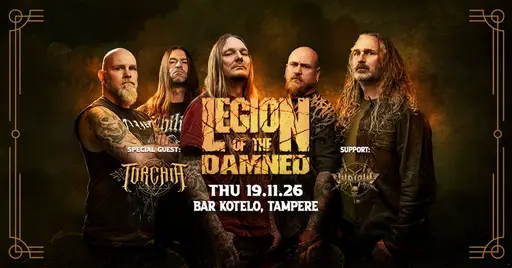 Legion Of The Damned / Torchia/ Vitriolic – Bar Kotelo, Tampere