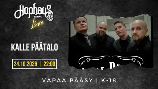 Hophaus Live: Kalle Päätalo – Hophaus Tahko, Kuopio