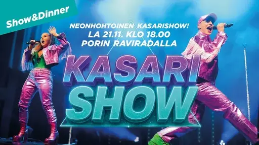 KASARISHOW - Kings and Queens from 80’s | Show & Dinner – Porin Ravirata, Pori