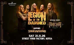 Legion Of The Damned + Torchia & Soulwound – Street Food Factory, Kotka
