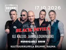Black Devils feat. Ile Kallio & Janne Louhivuori | Hurriganes show – Kulttuurikuppila Brummi, Rauma