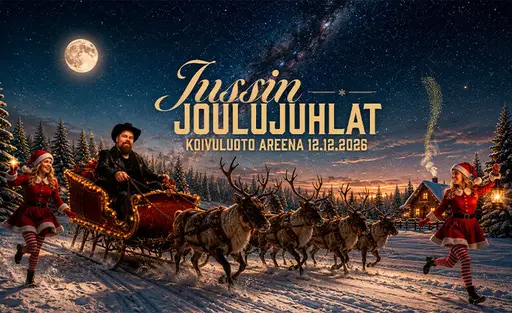 Jussin Joulujuhlat – Koivuluoto Areena, Raahe