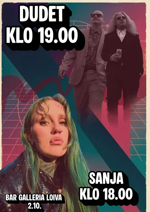 Sanja | Dudet (levyjulkkari) – Galleria Loiva, Kouvola