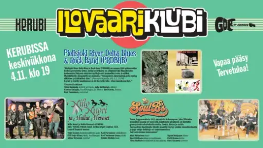 Ilovaariklubi – Ravintola Kerubi, Joensuu