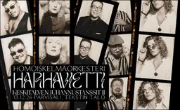 Homoiskelmäorkesteri Harhavietti: Keskitalven Juhannustanssit – Tekstin talo, Parvisali, Helsinki
