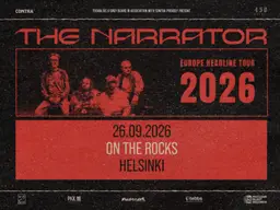 PERUUTETTU / CANCELED! The Narrator (GER), Countless Goodbyes – On the Rocks, Helsinki