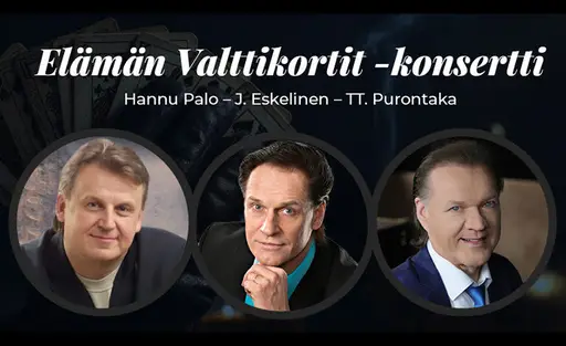 Elämän Valttikortit -konsertti – Raahesali, Raahe