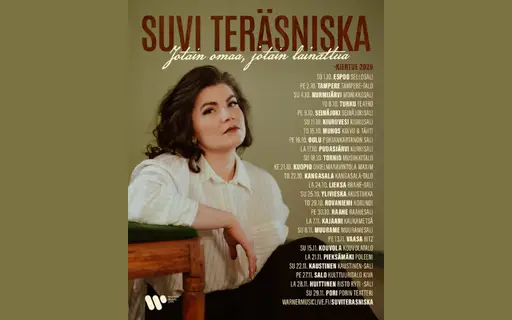 Suvi Teräsniska: Jotain omaa, jotain lainattua – Koivu ja Tähti -kulttuurikeskus, Muhos