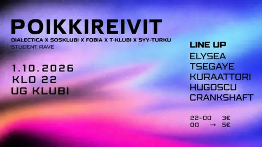 Poikkireivit /UG – Fuusio Turku, Nirvana / Livesali, Turku