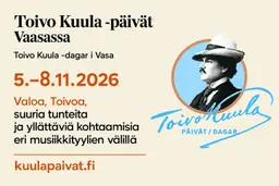 Toivo Kuula päivät – Kaupungintalo - Juhlasali, Vaasa