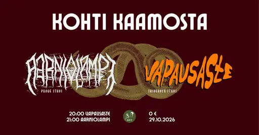 Kohti kaamosta: Aarniolampi ja Vapausaste Bar Ö:ssä! – Bar Ö, Turku