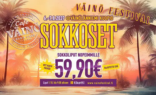 Väinö Festival 2027 – Väinölänniemen uimaranta, Kuopio