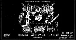 Mental Cruelty (DE) + special guests: Ov Sulfur, Extermination Dismemberment, Arcranius – Ääniwalli, Helsinki