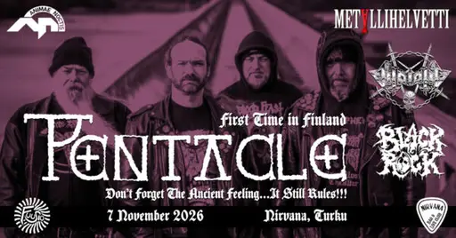 Metallihelvetti: Pentacle (Hol), Vitriolic, Black Rock /Nirvana – Fuusio Turku, Nirvana / Livesali, Turku