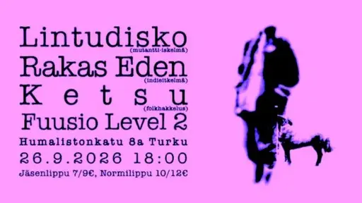 Lintudisko, Rakas Eden, Ketsu /Nirvana – Fuusio Turku, Nirvana / Livesali, Turku