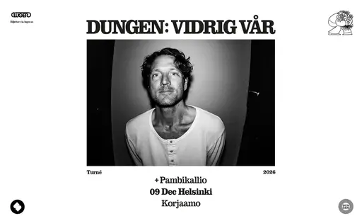 Dungen (SE): Vidrig Vår -levyjulkkarit, Pambikallio – Korjaamo, Helsinki