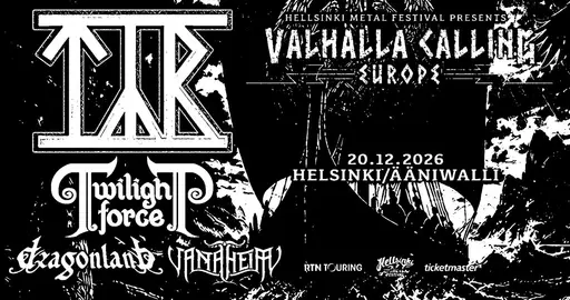 TÝR (FO) - Valhalla Calling Europe Tour 2026 – Ääniwalli, Helsinki