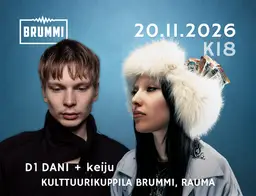 D1 DANI + keiju – Kulttuurikuppila Brummi, Rauma