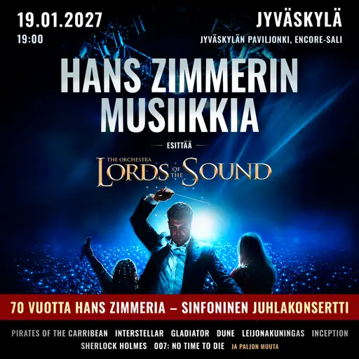 Lords of the Sound – The Music of Hans Zimmer – Paviljonki Jyväskylä, Jyväskylä