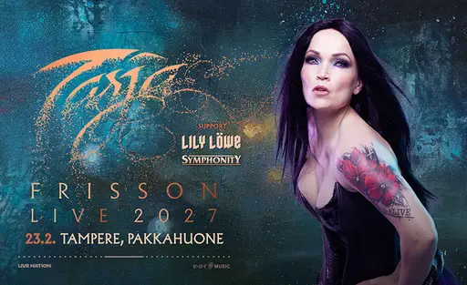 Tarja Turunen - Frisson Live 2027 Tour + support: Lily Löwe (NOR), Symphonity (CZE) – Tullikamari (Pakkahuone & Klubi), Tampere
