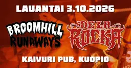 Explosive Rock´n´Roll Night // Broomhill Runaways & De La Rocka – Kaivuri Pub, Kuopio
