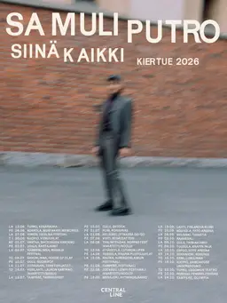 Samuli Putro – Siinä kaikki kiertue 2026 – Sawohouse Underground, Kuopio